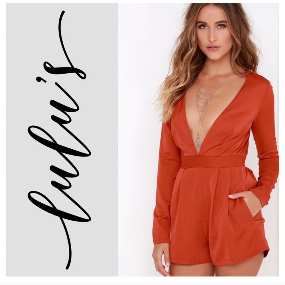 Lulus Deep Plunge Romper